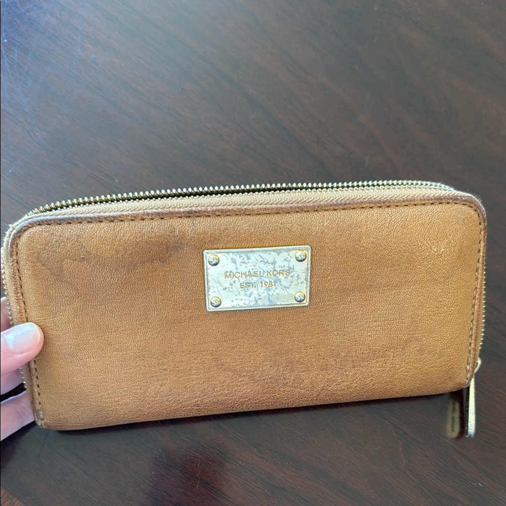 Michael Kors Tan Wallet